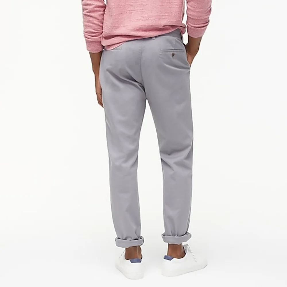 J. Crew Straight-fit flex khaki pant